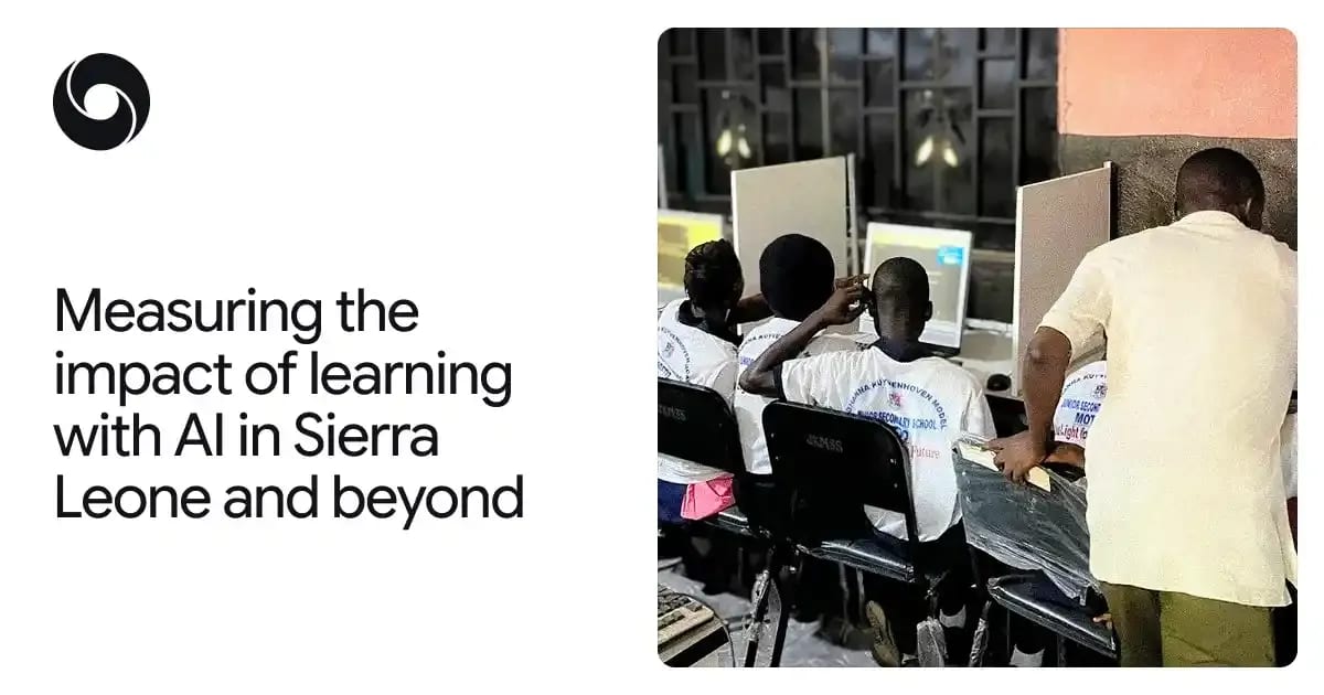 Gemini guided learning RCT in Sierra Leone social card