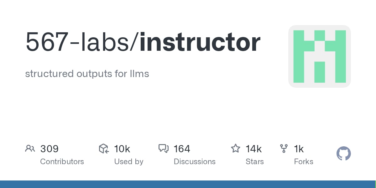 Instructor open-source repository social preview card