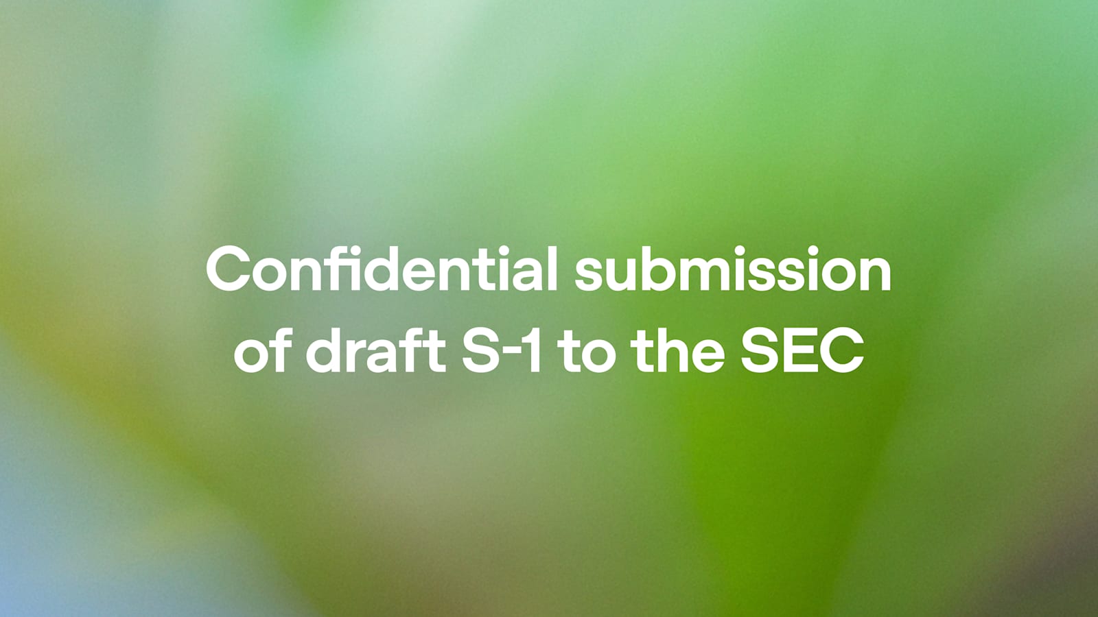 OpenAI confidential S-1 submission announcement card