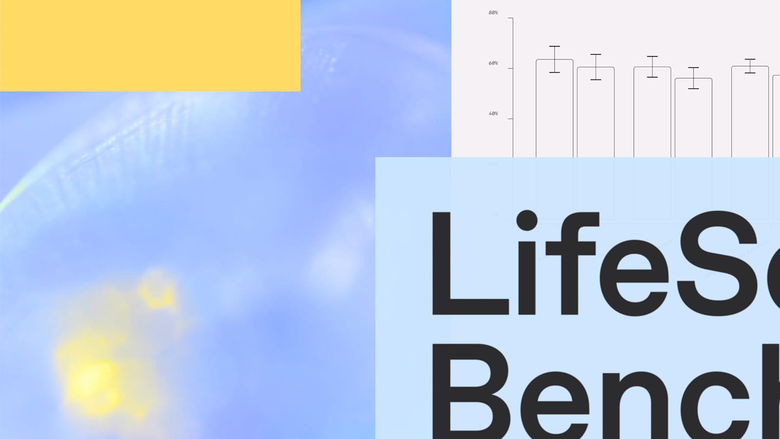 LifeSciBench 16:9 illustration card