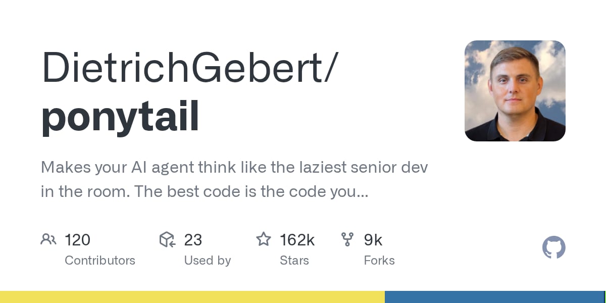 ponytail open-source repository social preview card
